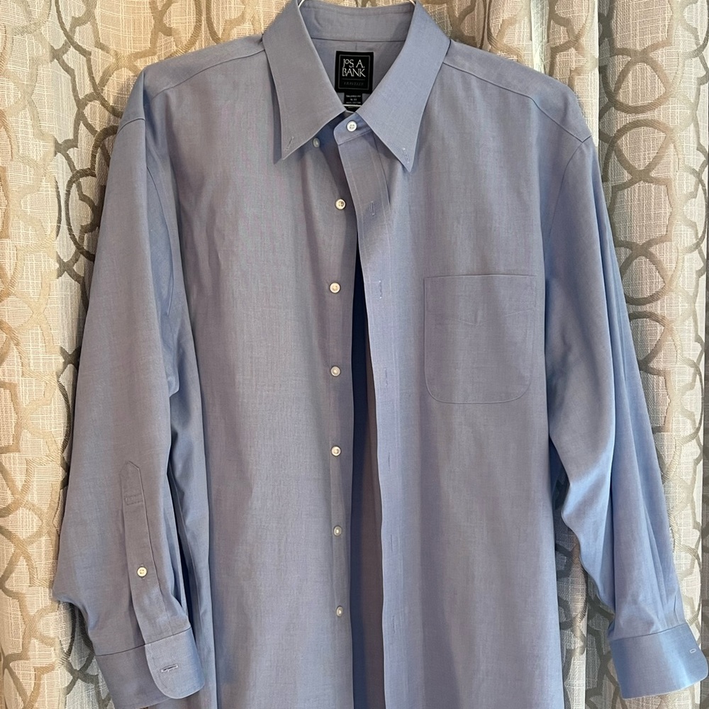 NWOT Jos A. Banks Dress Shirt Tailored Fit 18 33